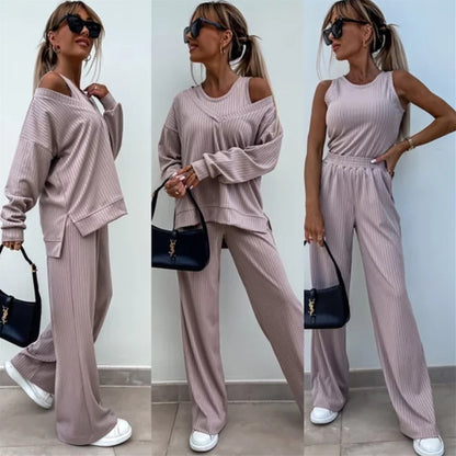 Dames élégant et décontracté ensemble de sport avec coupe décontractée Chic und Stil