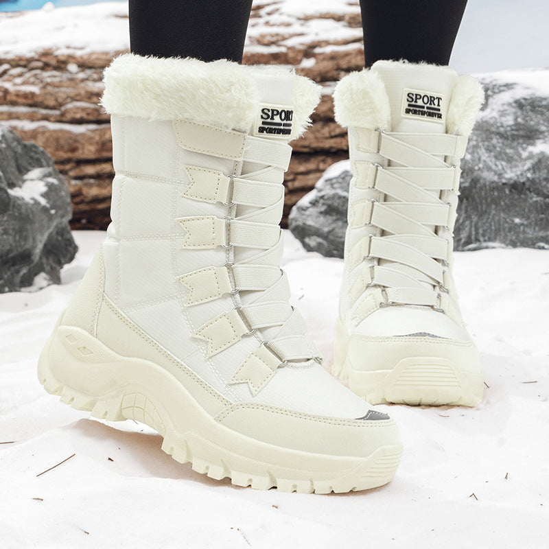 Bottes d'hiver imperméables pour femmes avec doublure isolante et semelle antidérapante Chic und Stil