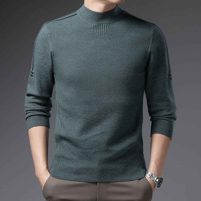 Pullover for men with elegant high collar Chic and Style