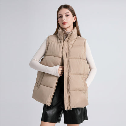 Dames gilet matelassé à la mode Chic und Stil