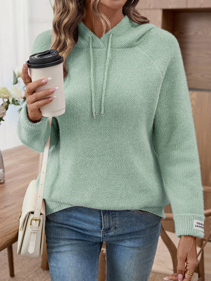 Pull à capuche pour femmes en tricot doux Chic und Stil