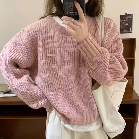 Pull en tricot large pour femme avec coupe décontractée Chic und Stil
