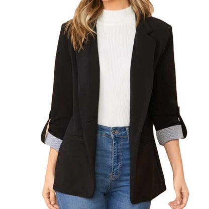 Dames élégant blazer avec design structuré et détail de lacet pratique Chic und Stil