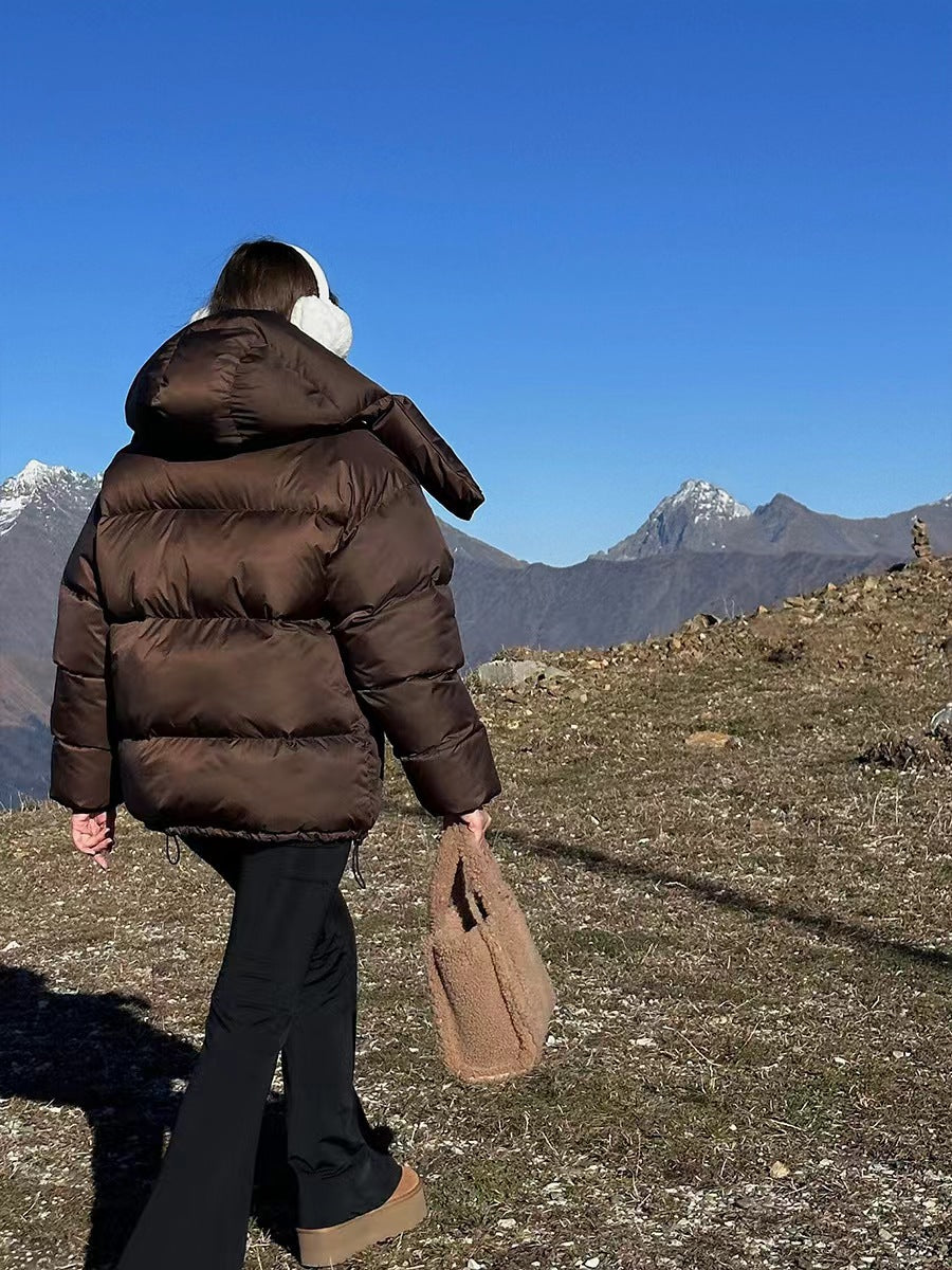 Dame veste de plein air rembourrée avec col montant et design matelassé Chic und Stil