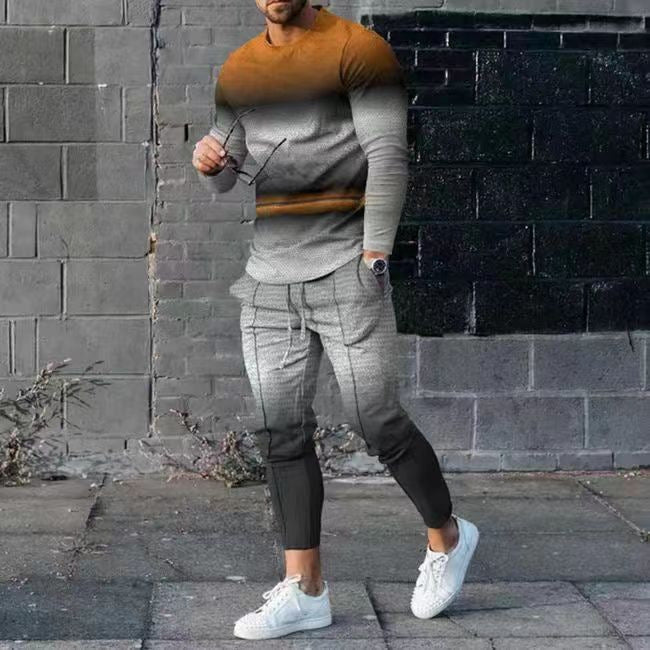 Hommes ensemble de loisirs moderne avec dégradé de couleurs impressionnant Chic und Stil