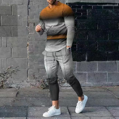 Hommes ensemble de loisirs moderne avec dégradé de couleurs impressionnant Chic und Stil