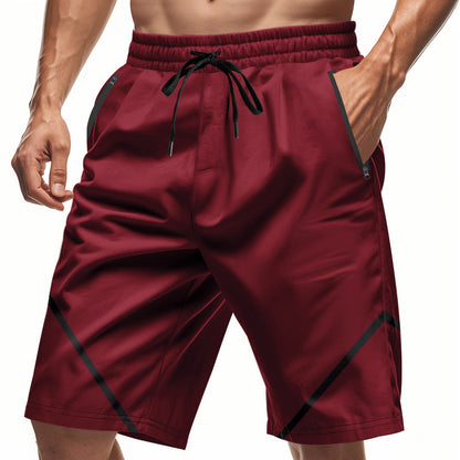 Shorts d'entraînement sportifs pour hommes avec des poches zippées pratiques et un matériau respirant Chic und Stil