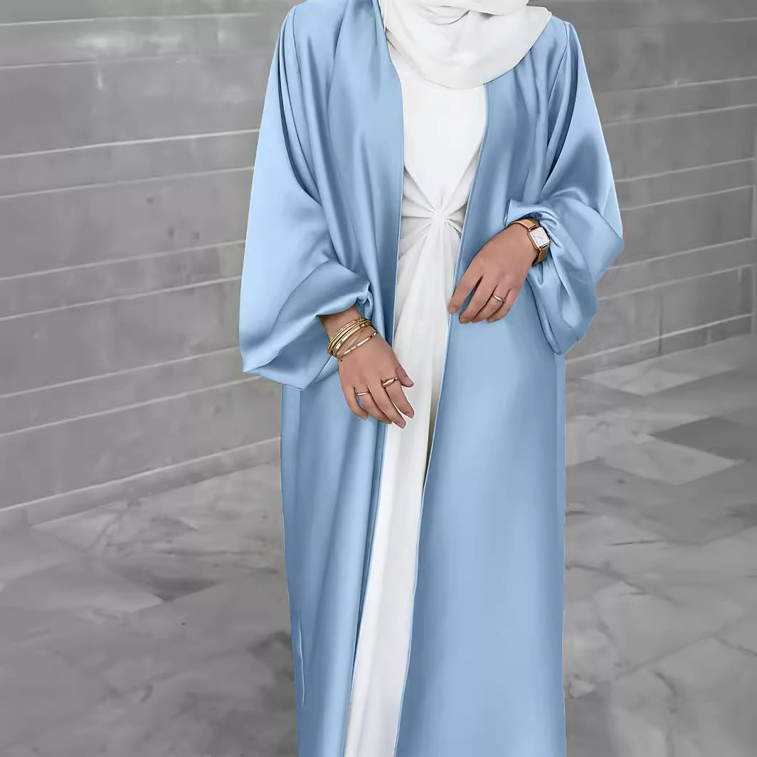 Dames élégant long cardigan en tissu fluide avec une coupe ample Chic und Stil