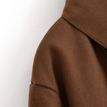 Dames élégante veste courte avec grand col Chic und Stil