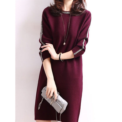 Robe pull décontractée élégante pour femmes Chic und Stil