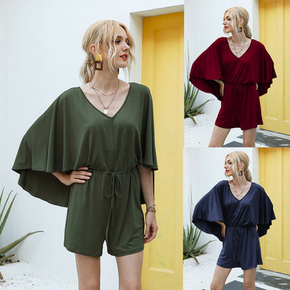 Combinaison femme avec coupe oversize et cordon de taille ajustable Chic und Stil