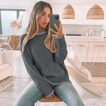 Dames grandes tailles pull en tricot Chic und Stil