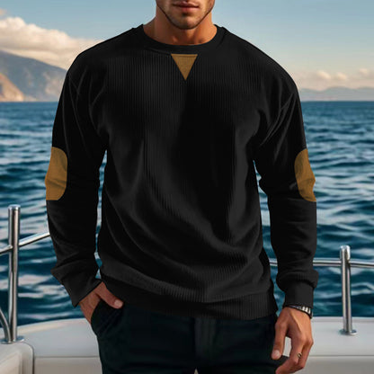 Comfortable fleece pullover for men with Chic and Style structure