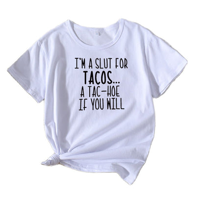 Damen Verspielt Grafik Casual Tee Chic und Stil