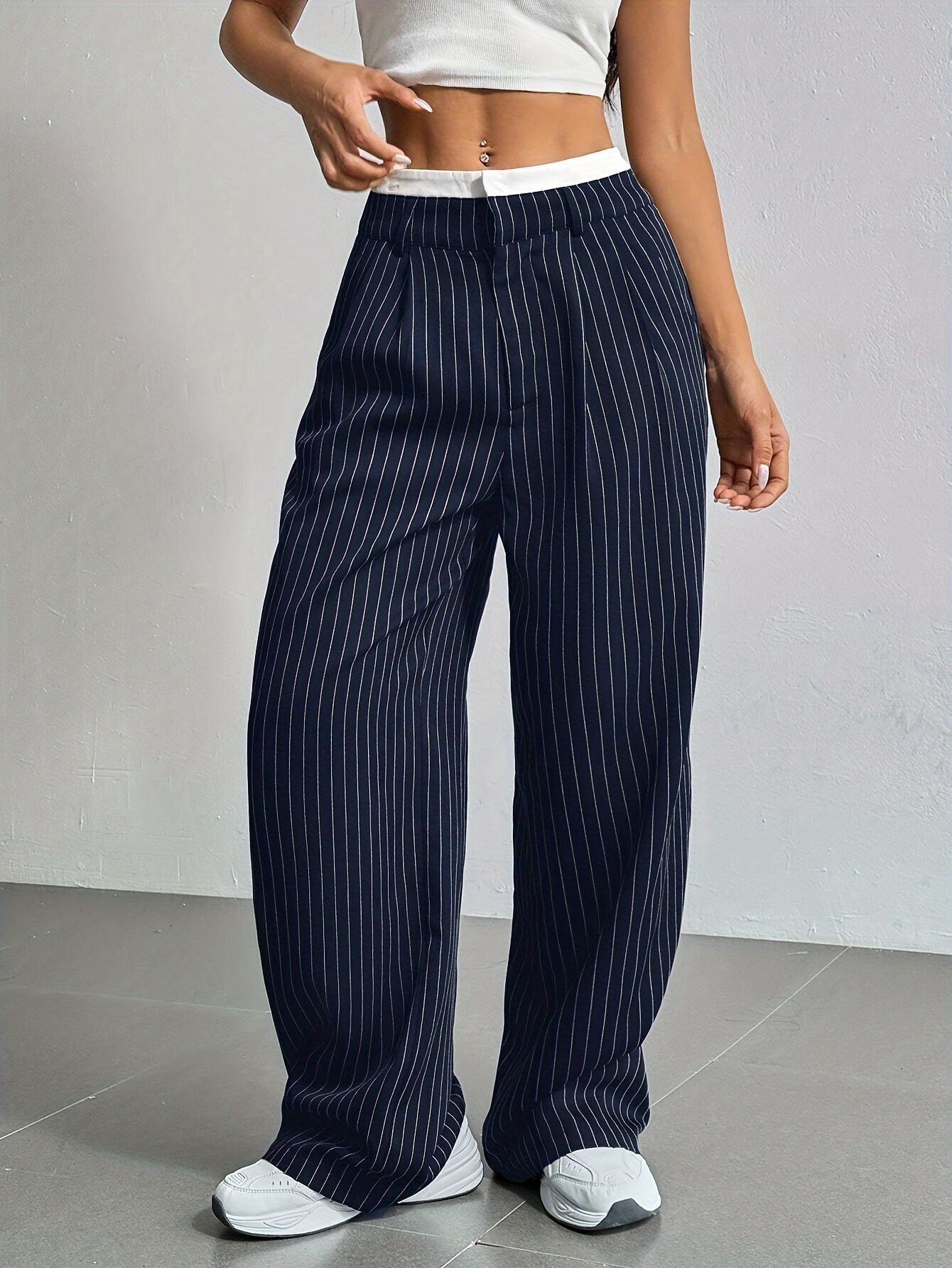 Ladies high waist disc pants Chic and Style