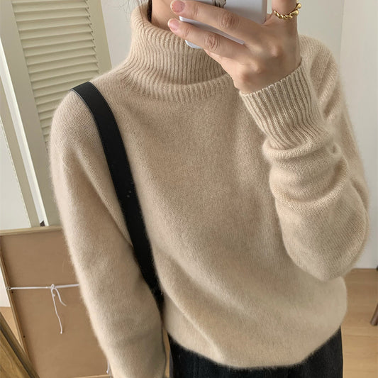 Pull femme en mélange de cachemire de haute qualité Chic und Stil