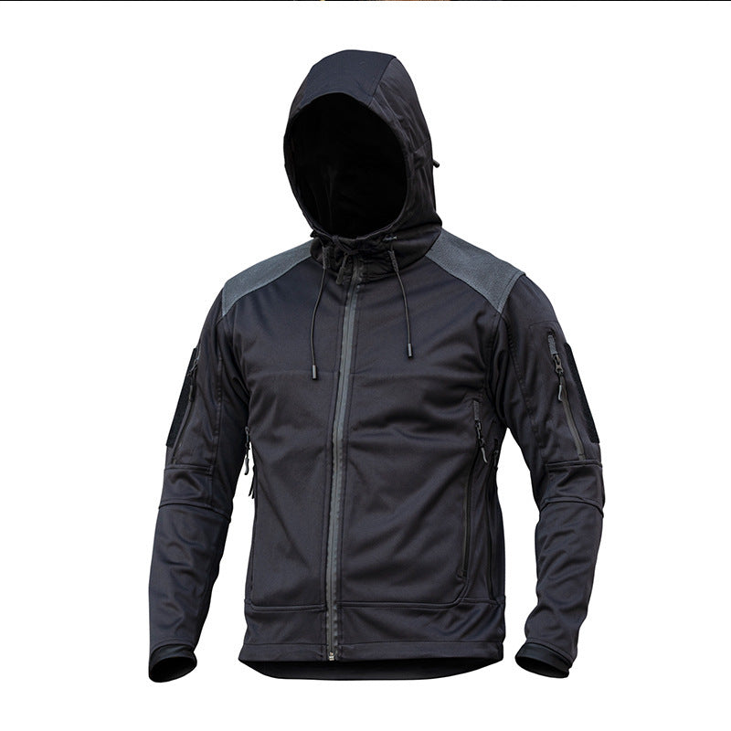 Functional outdoor jacket for men with insulated quilted structure Chic und Stil