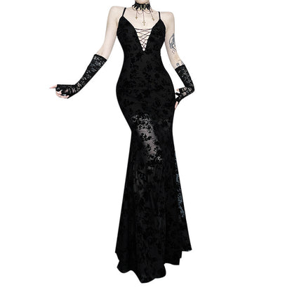Dames Robe de soirée élégante en dentelle Chic und Stil