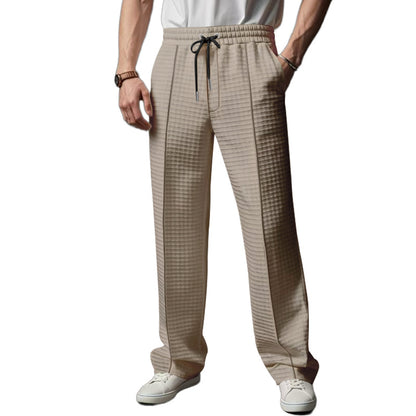 Casual sports pants for men with elastic waist and structured design Chic and Style