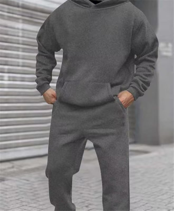 Costume de loisirs confortable pour homme avec coupe oversize et poche kangourou Chic und Stil