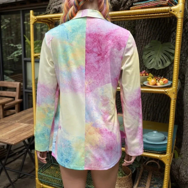 Blazer femme à imprimé animal Chic und Stil
