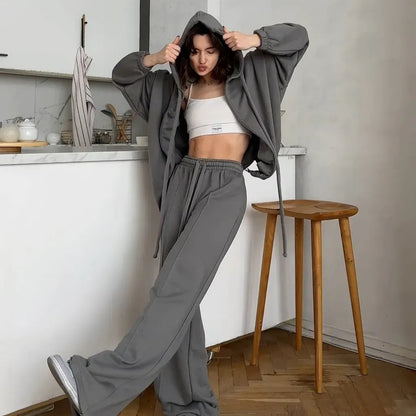 Dames confortable Survêtement oversize Chic und Stil