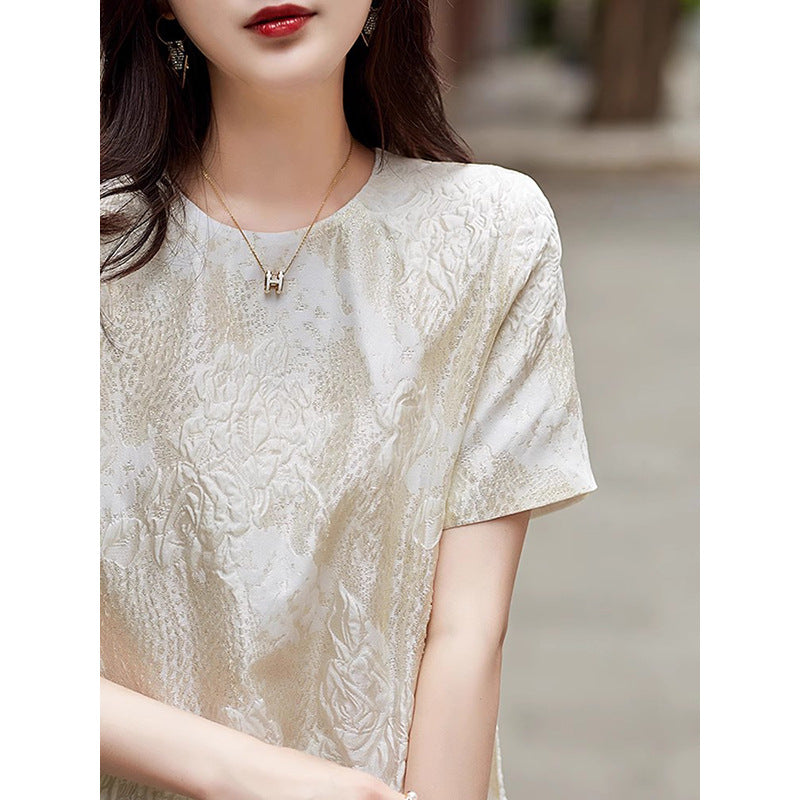 Robe décontractée texturée pour femme Chic und Stil