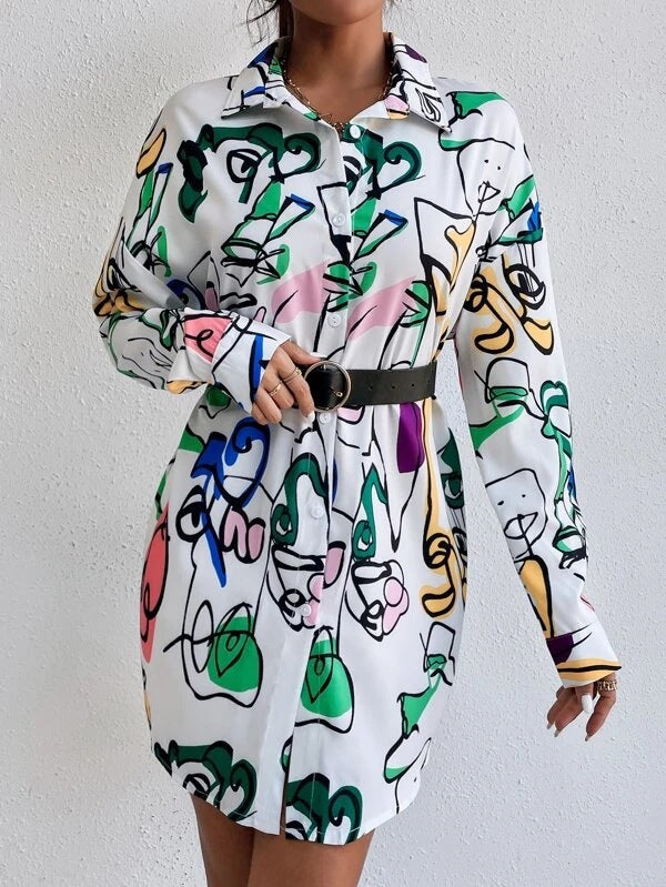 Robe chemisier pour femmes dans un design artistique moderne Chic und Stil