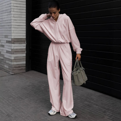 Dames confortable combinaison avec capuche Chic und Stil