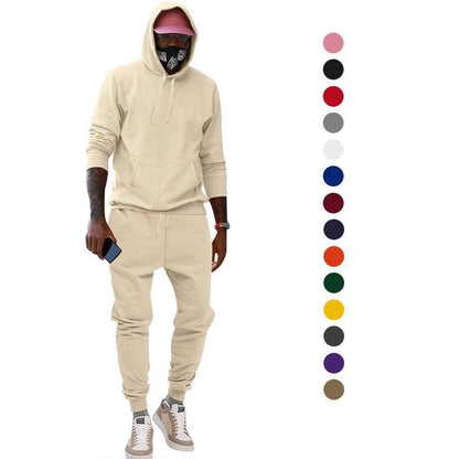 Men's casual hoodie and high-waisted jogger pants Chic and Style