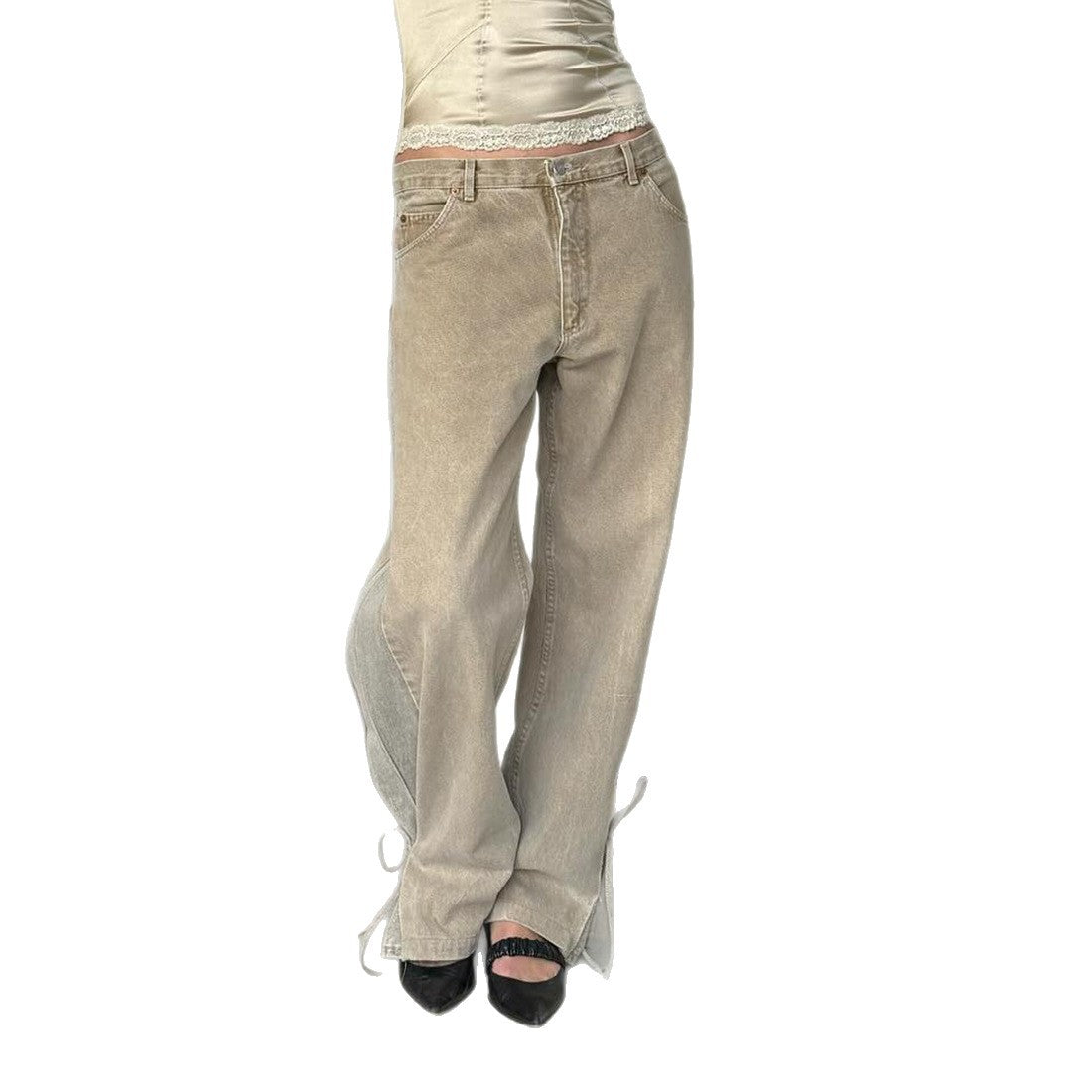 Chic and Style women's wide denim pants