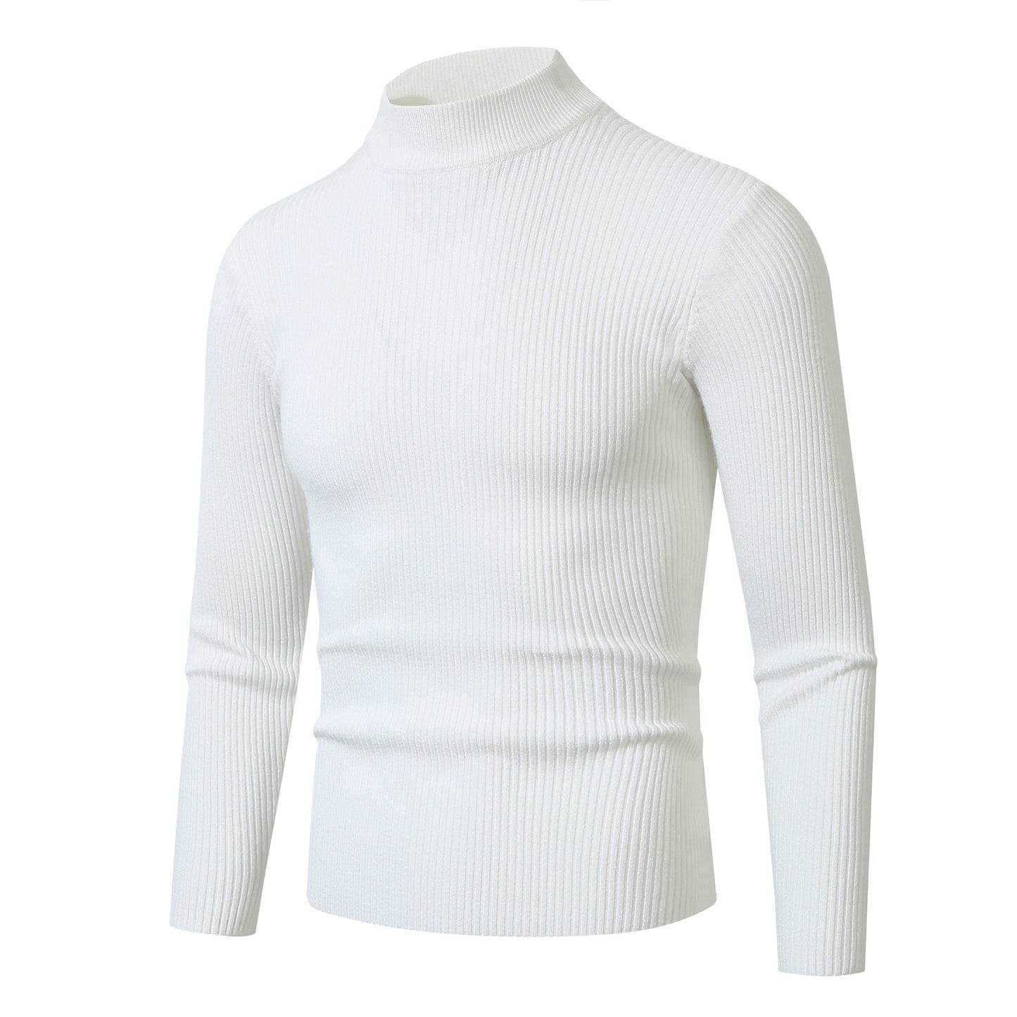 Pullover à col roulé tendance pour hommes en laine fine Chic und Stil
