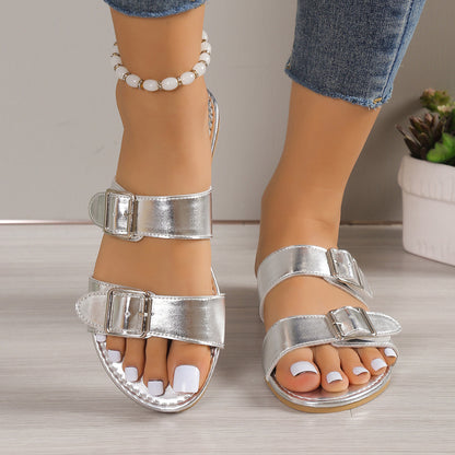 Sandales pour femmes avec boucles ajustables et semelle confort Chic und Stil