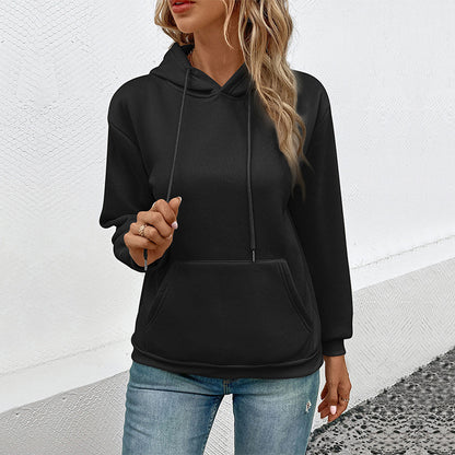 Pull de sweat à capuche décontracté pour femmes avec poches profondes et coupe confortable Chic und Stil