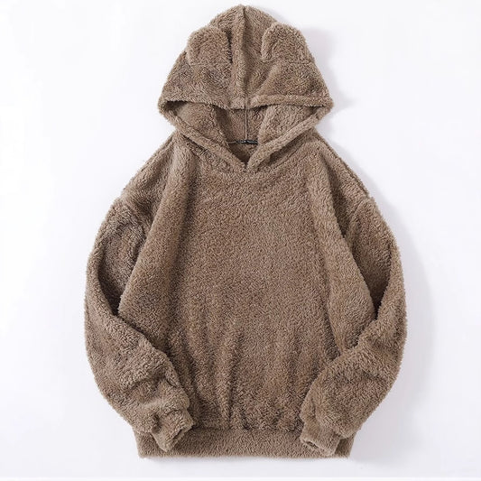 Dames Hoodie hybride en peluche Chic und Stil