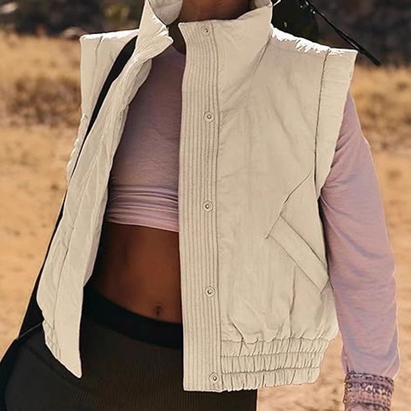 Dames Gilet matelassé léger Chic und Stil