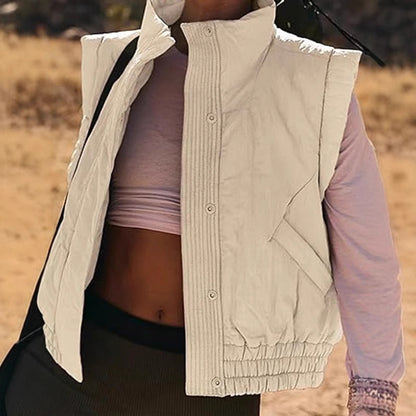 Dames Gilet matelassé léger Chic und Stil
