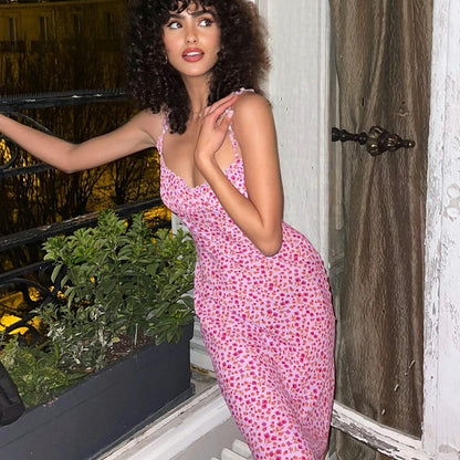 Robe slip à fleurs pour femmes Chic und Stil
