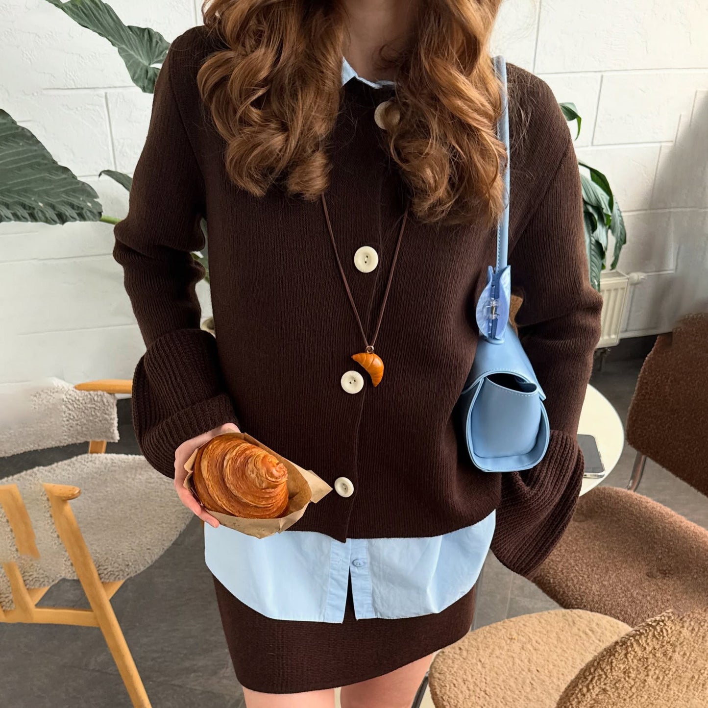 Chic und Stil | Vêtement féminin en tricot à manches originales