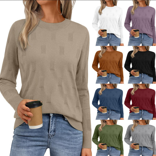 Pull en tricot pour femmes avec motif texturé et coupe décontractée Chic und Stil