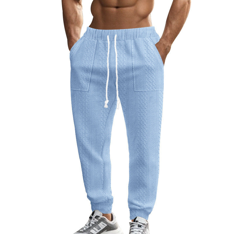 Men's leisure pants with a structured design and practical side pockets Chic and Style