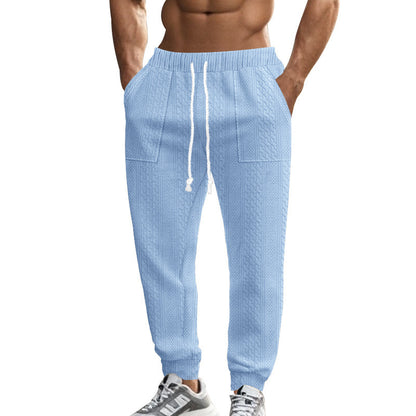 Men's leisure pants with a structured design and practical side pockets Chic and Style