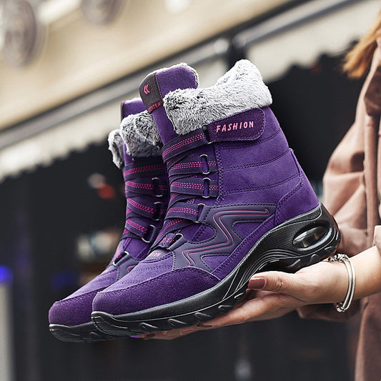 Bottes d'hiver pour femmes avec doublure douce et semelle antidérapante Chic und Stil