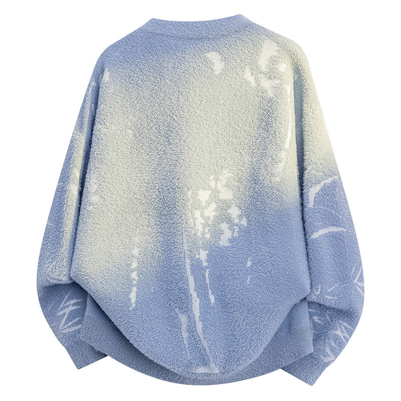 Dames Doux Pull en Cachemire avec un Design Floral Stylé Chic und Stil