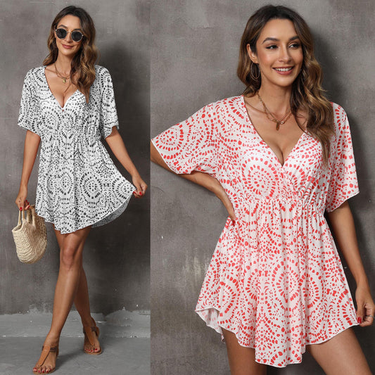 Dames Robe de Plage Légère Chic und Stil