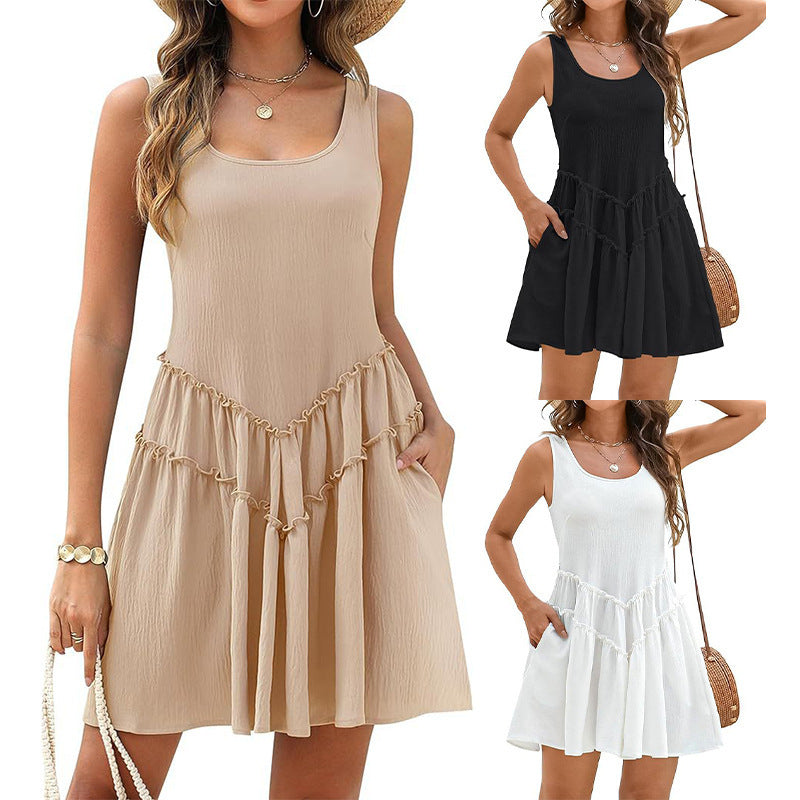 Robe à volants Freizeit pour femmes Chic und Stil