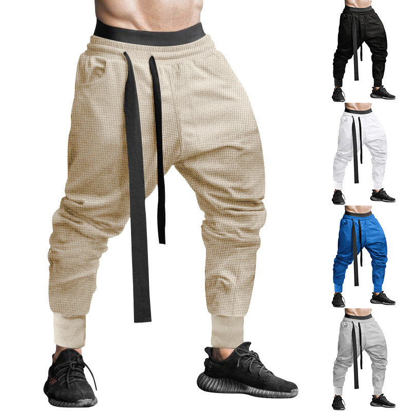 Men's casual harem pants with elastic waistband and side pockets Chic and style