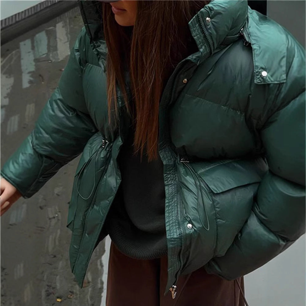 Dames doudoune oversized avec col montant et poches Chic und Stil