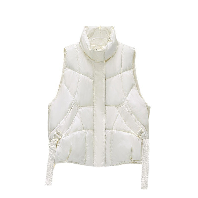 Dames gilet matelassé avec poches spacieuses et coupe moderne Chic und Stil