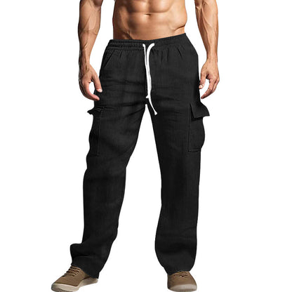 Men's comfortable cargo pants with adjustable waistband and side pockets Chic and Style